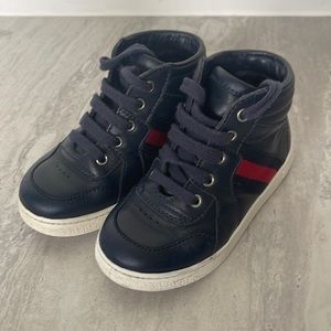Gucci blue baby sneakers